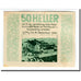Banknote, Austria, Wimpassing an der Pielach N.Ö. Gemeinde, 50 Heller, village