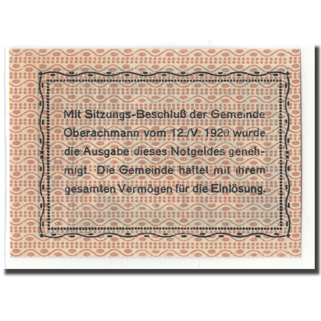 Banconote, Austria, Oberachmann, 10 Heller, Texte, 1920, 1920-05-12, SPL