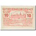 Billet, Autriche, Dross N.Ö. Gemeinde, 10 Heller, Texte, 1920, SPL, Mehl:135.7