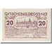 Billete, Austria, Dross N.Ö. Gemeinde, 20 Heller, Texte 4, 1920, SC, Mehl:135.8