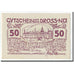 Billete, Austria, Dross N.Ö. Gemeinde, 50 Heller, Texte  5, 1920, SC