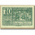 Banconote, Austria, Mondsee O.Ö. Marktgemeinde, 10 Heller, personnage, 1920