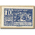 Banconote, Austria, Mondsee O.Ö. Marktgemeinde, 10 Heller, personnage 2, 1920