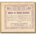 Biljet, Oostenrijk, Natternbach O.Ö. Gemeinde, 80 Heller, batiment 3, 1920