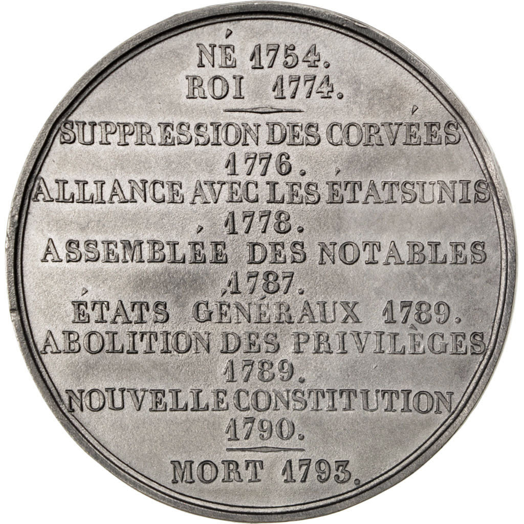 France, Medal, French Third Republic, History, Caqué, MS(60-62), Tin