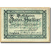 Banknote, Austria, Neumarkt an der Ybbs N.Ö. Marktgemeinde, 10 Heller, village