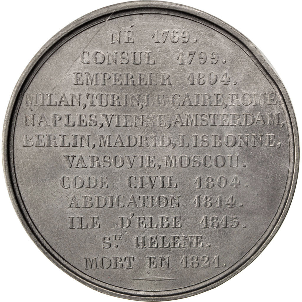 FRANCE, History, French Third Republic, Medal, MS(60-62), Caqué, Tin, 51, 60.10