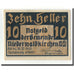 Banknote, Austria, Niederwaldkirchen O.Ö. Gemeinde, 10 Heller, Batiment, 1920