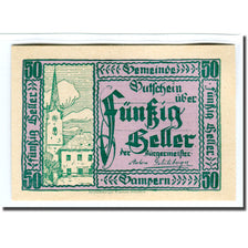Banknote, Austria, Gampern, 50 Heller, texte 1, 1920, 1920-05-12, UNC(63)