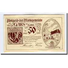 Banknote, Austria, Gars am Kamp, 50 Heller, Texte 2, 1920, 1920-04-28, UNC(63)