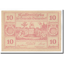 Banknote, Austria, Gneixendorf, 10 Heller, Texte 4, 1920, UNC(63), Mehl:241Ib3