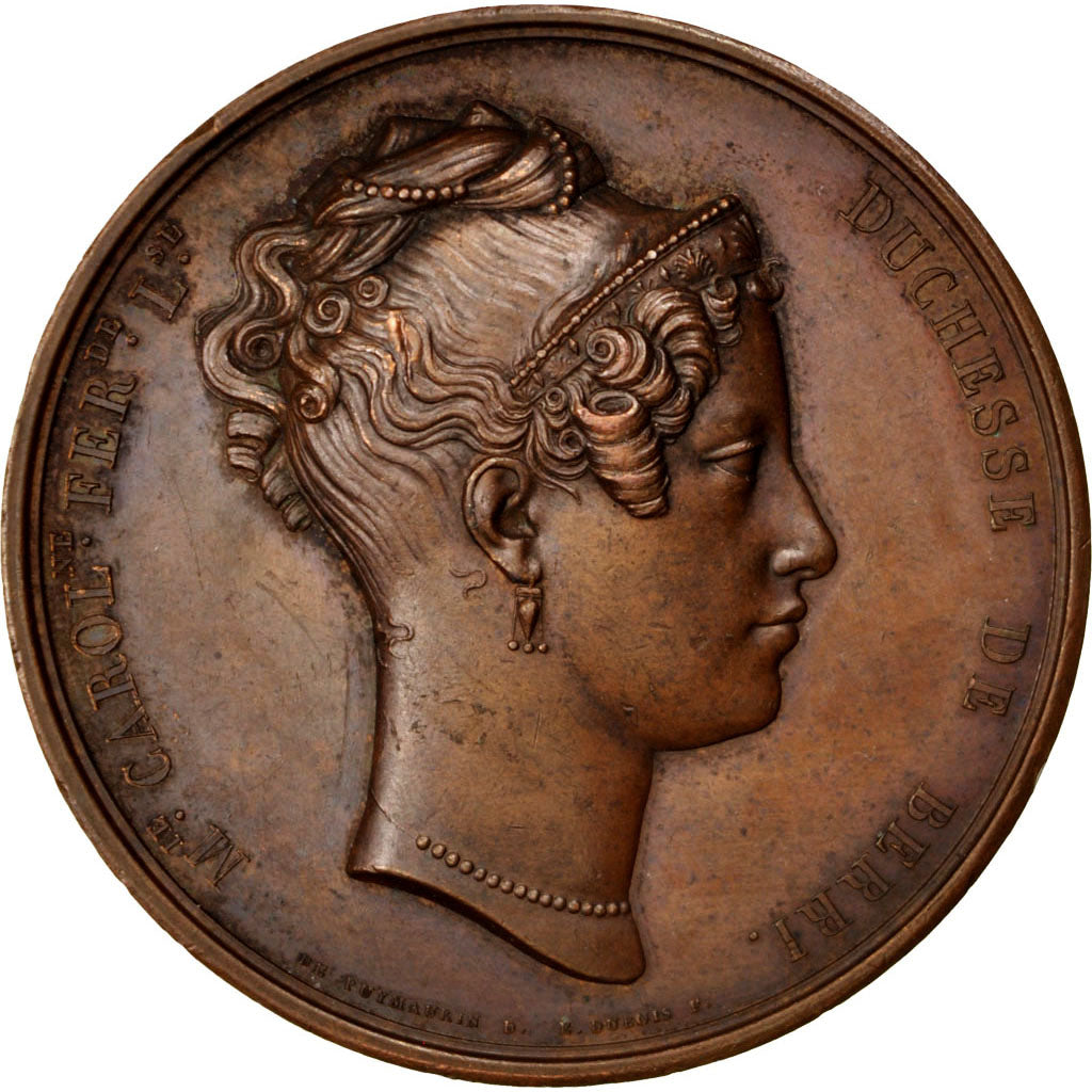Duc de bordeaux et la Duchesse de Berry, Médaille