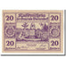 Geldschein, Österreich, Gneixendorf, 20 Heller, Texte 2, 1920, UNZ-