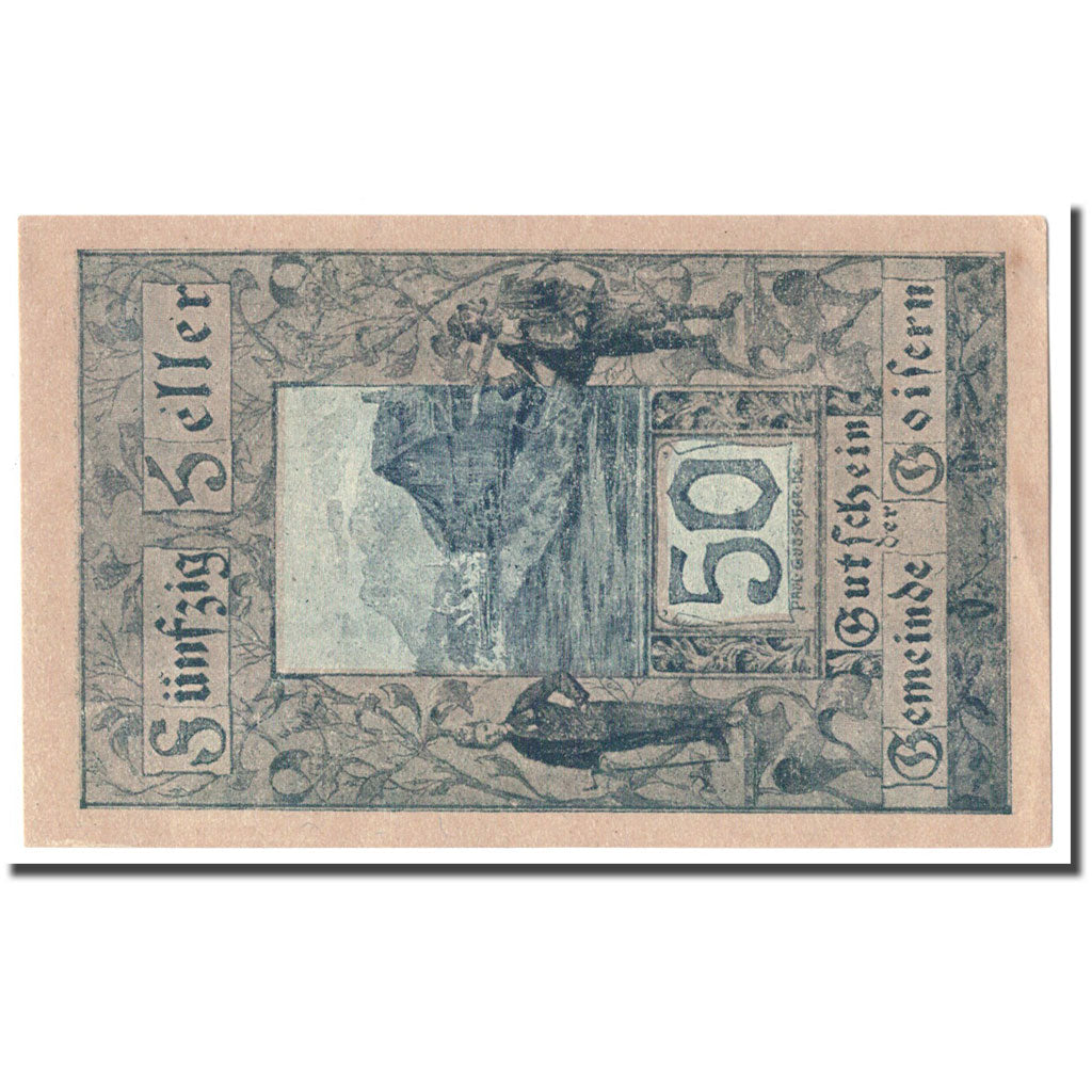 Billet, Autriche, Goisern, 50 Heller, personnage, 1920, 1920-03-20, SPL