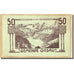 Billet, Autriche, Gosau, 50 Heller, Texte 2, 1920, 1920-05-08, SPL, Mehl:251a
