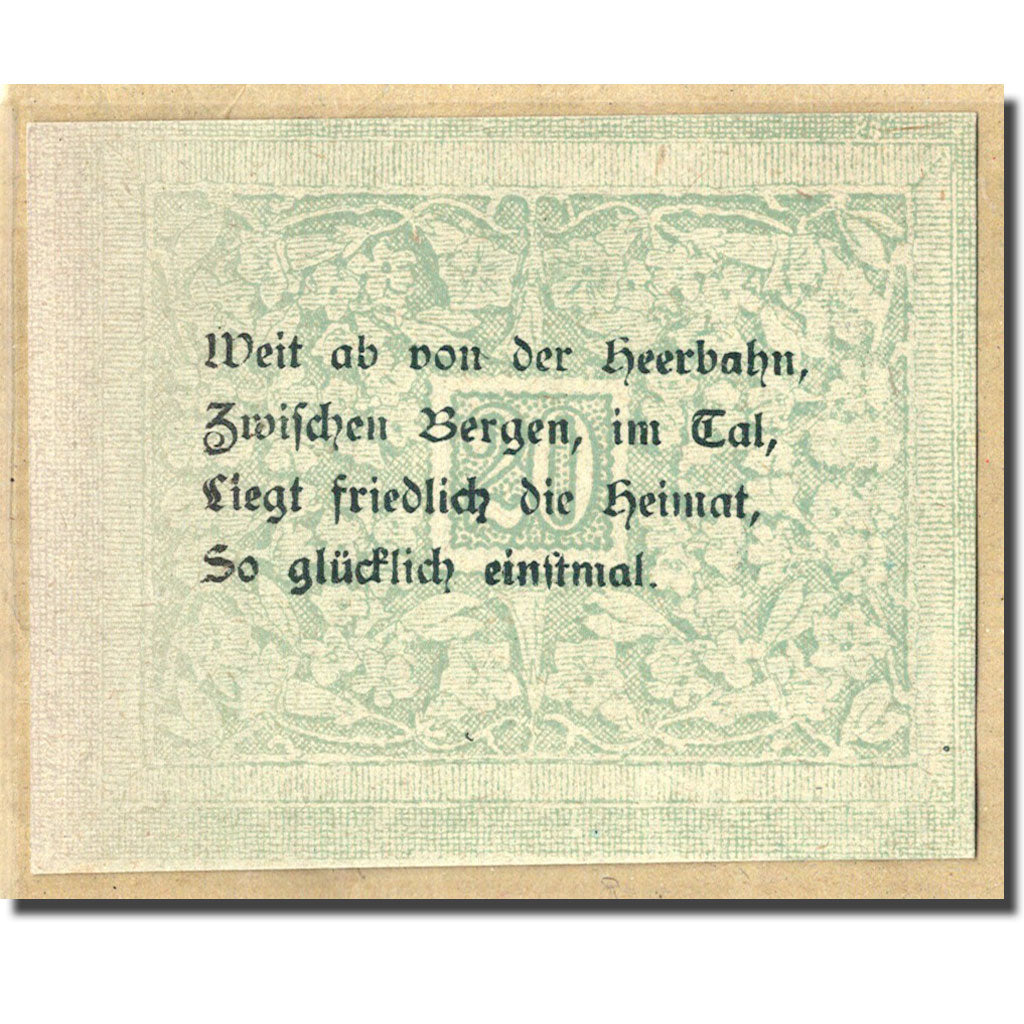 Banknote, Austria, Göstling N.Ö. Gemeinde, 20 Heller, texte 1, UNC(63)