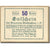 Billet, Autriche, Greifenstein N.Ö. Gemeinde, 50 Heller, texte 1, 1920