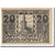 Billet, Autriche, Gross-Siegharts, 20 Heller, Clocher, 1920, SPL, Mehl:297a