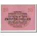 Banknot, Austria, Nussdorf am Attersee O.Ö. Gemeinde, 20 Heller, Eglise 1