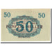 Banknote, Austria, Nussdorf am Attersee O.Ö. Gemeinde, 50 Heller, bateau 2