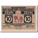 Banknot, Austria, Nussendorf - Artstetten N.Ö. Gemeinde, 10 Heller, Texte