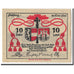 Banknote, Austria, Salzburg Sbg. Land, 10 Heller, paysage, 1920, UNC(63)
