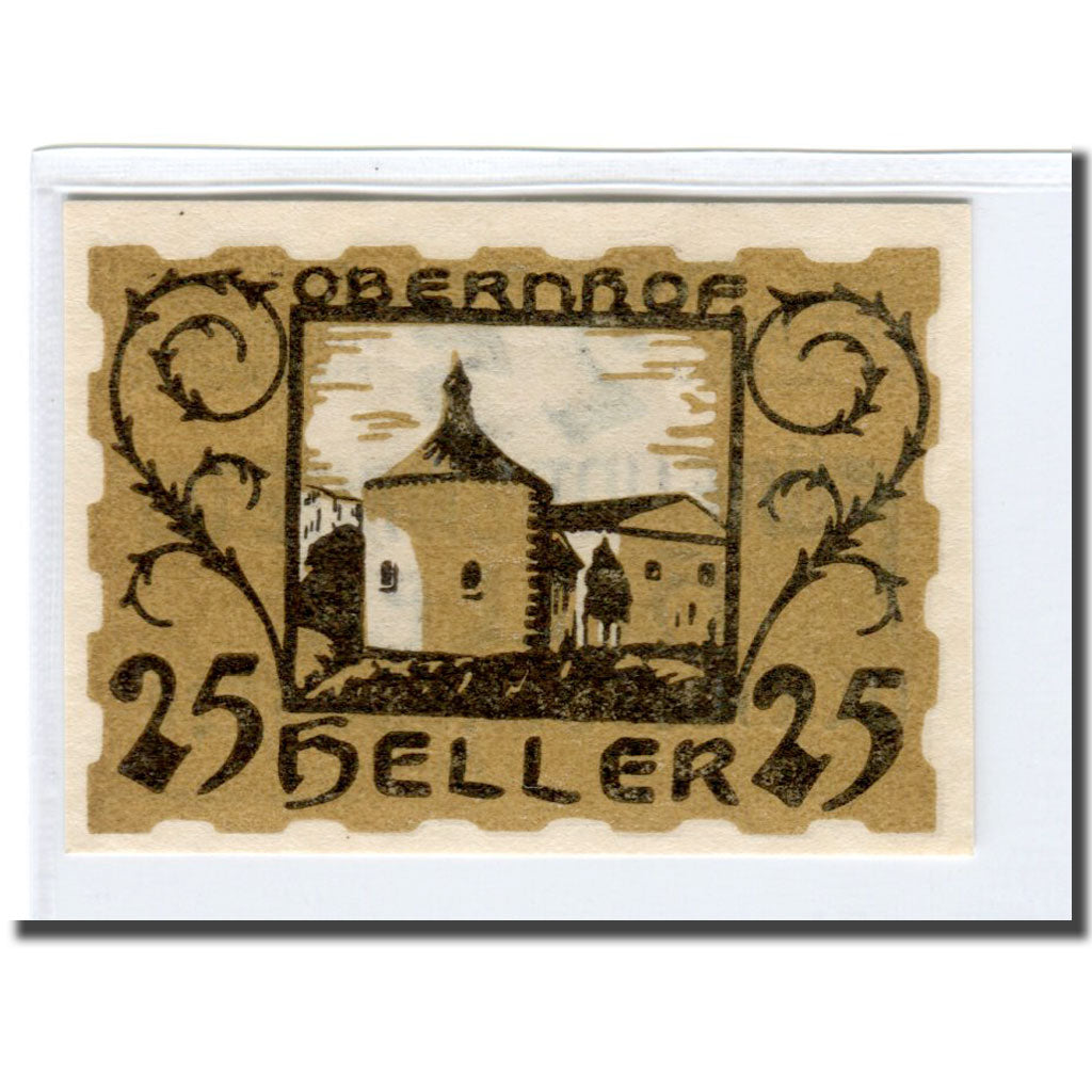 Banknote, Austria, Ulrichsberg, 25 Heller, village 1, 1920, 1920-05-05, UNC(63)