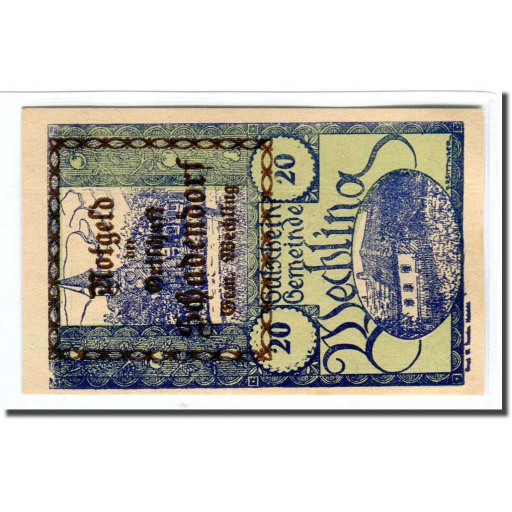 Banknote, Austria, Wechling, 20 Heller, Texte 2, 1920, UNC(63), Mehl:1145a