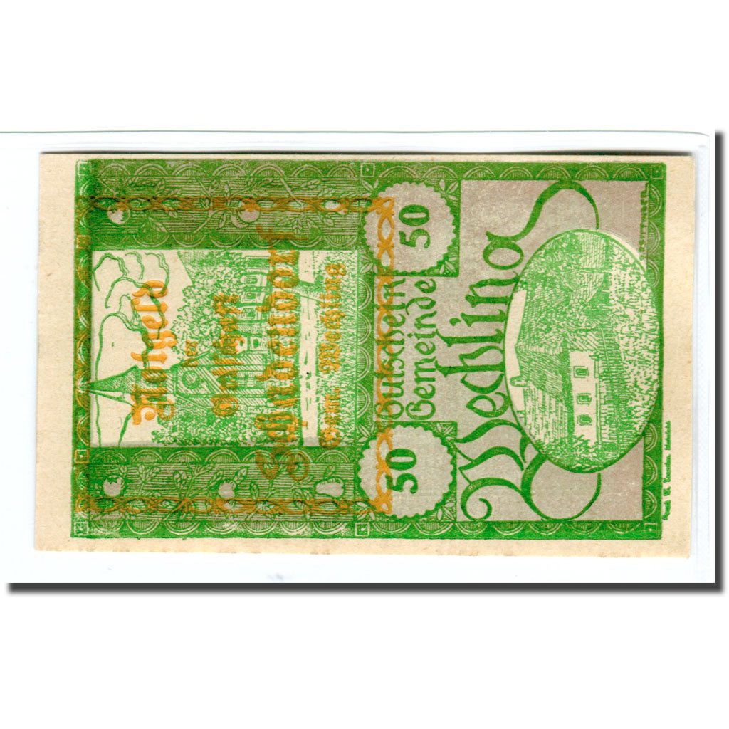 Banknote, Austria, Wechling, 50 Heller, Texte 6, 1920, UNC(63), Mehl:1145a