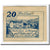 Banknote, Austria, Weinzierl bei Wieselburg N.Ö. Gemeinde, 20 Heller, paysage
