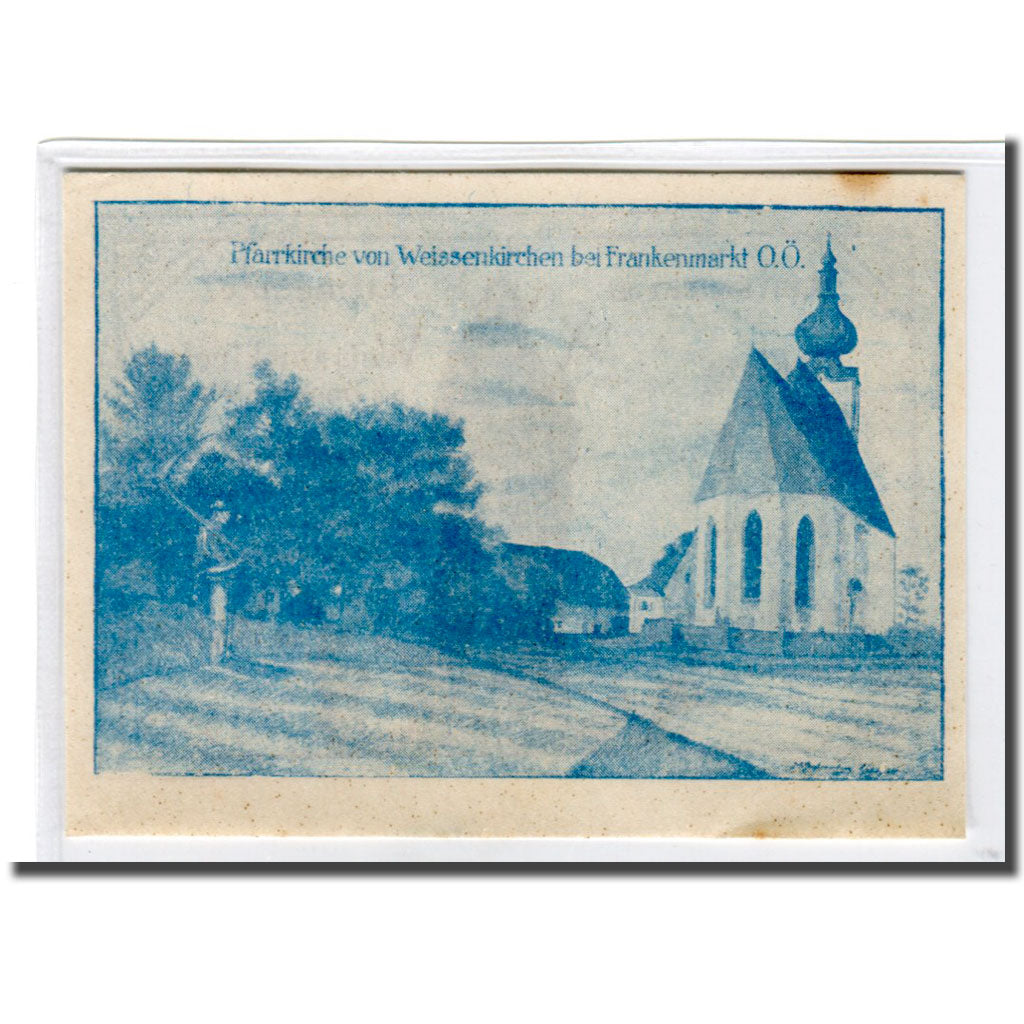 Banknote, Austria, Weissenkirchen bei Frankenmarkt O.Ö. Gemeinde, 50 Heller
