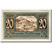 Banknote, Austria, Wolfsegg, 20 Heller, texte 1, 1920, UNC(63), Mehl:1250Ia