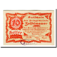 Biljet, Oostenrijk, Zeiselmauer N.Ö. Ortsgemeinde, 10 Heller, Texte 7, 1920