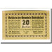 Banknote, Austria, Andrichsfurt, 20 Heller, valeur faciale 1, 1920, 1920-05-14