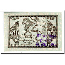 Nota, Áustria, Hüttau Sbg. Gemeinde, 50 Heller, Texte 2, 1920, 1920-07-08