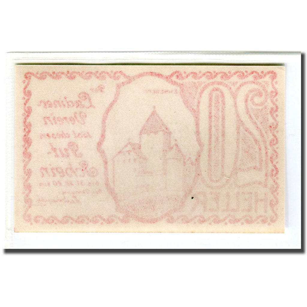 Banconote, Austria, Innsbruck, 20 Heller, N.D, 1920, SPL, Mehl:410A