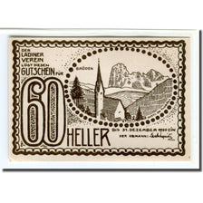 Banconote, Austria, Innsbruck, 60 Heller, N.D, 1920, SPL, Mehl:410A