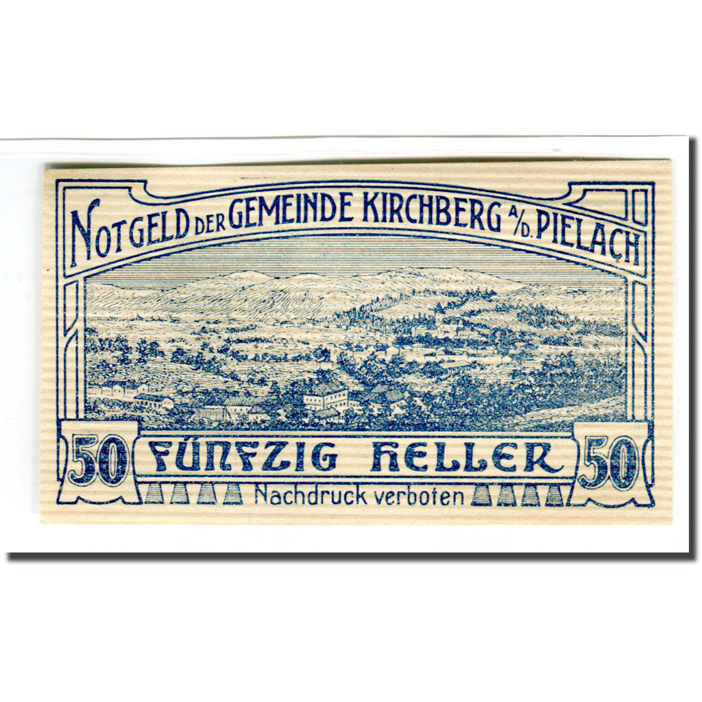 Banknote, Austria, Kirchberg, 50 Heller, Texte 2, 1920, UNC(63), Mehl:442b