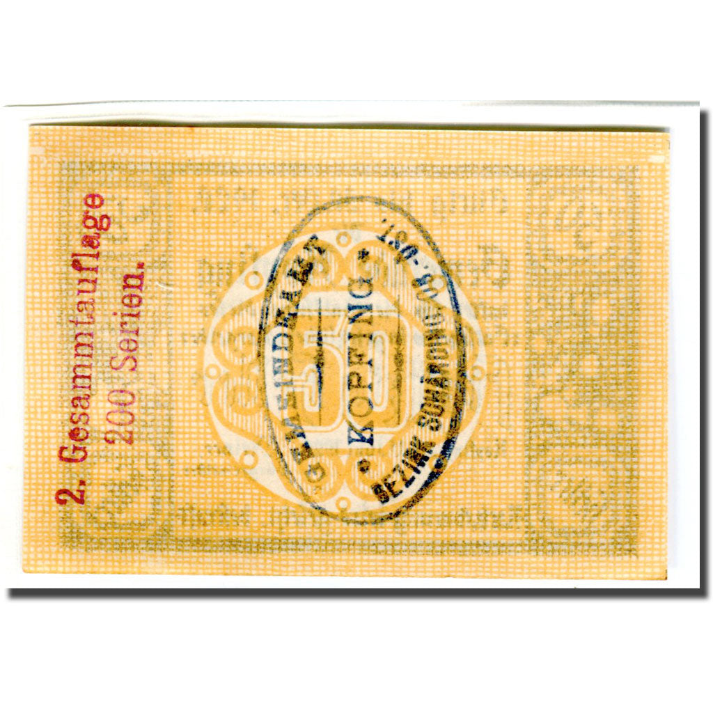 Banknote, Austria, Kopfing, 50 Heller, valeur faciale 1, 1920, 1920-06-15
