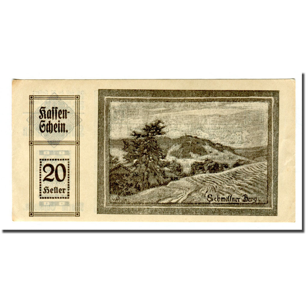 Banknote, Austria, Maria Schmolln O.Ö. Gemeinde, 20 Heller, texte 1, 1920
