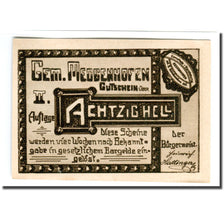 Banconote, Austria, Meggenhofen, 80 Heller, personnage, SPL, Mehl:603IIb