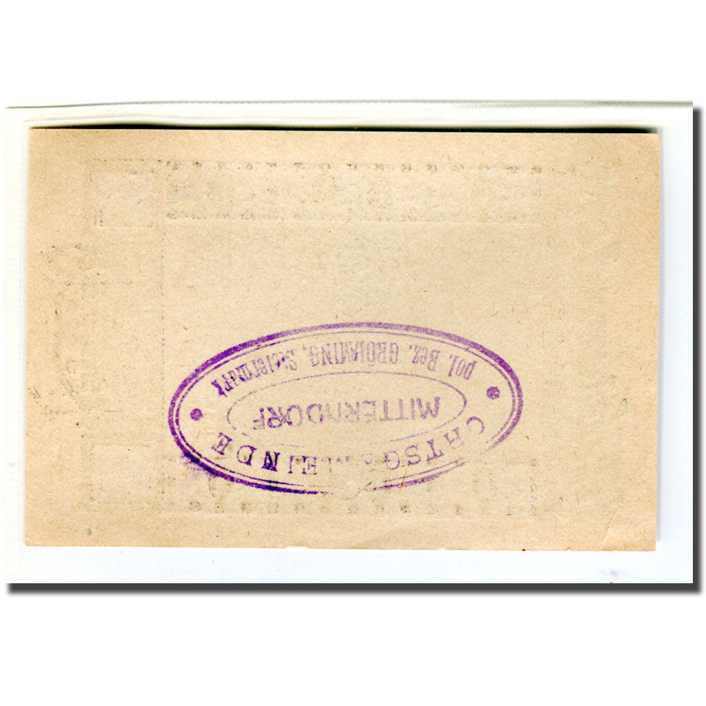 Banknote, Austria, Mitterndorf, 20 Heller, N.D, 1920, UNC(63), Mehl:621IIb1