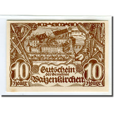Nota, Áustria, Waizenkirchen, 10 Heller, Texte, 1920, 1920-04-21, UNC(63)