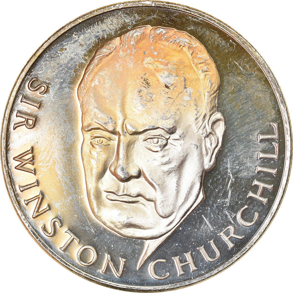 Zwitserland, Medaille, Churchill, Centenary of Birth, Politics, Society, War
