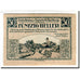 Banknote, Austria, Wartberg, 50 Heller, batiment 3, 1921, UNC(63), Mehl:1141a
