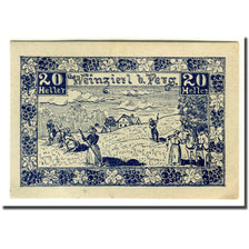 Banconote, Austria, Weinzierl bei Perg O.Ö. Gemeinde, 20 Heller, Texte, 1920