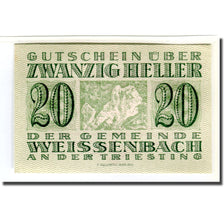 Nota, Áustria, Weissenbach, 20 Heller, Texte, 1920, 1920-07-01, UNC(63)