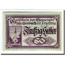 Banknote, Austria, Weissenbach, 50 Heller, texte 1, 1920, 1920-07-01, UNC(63)