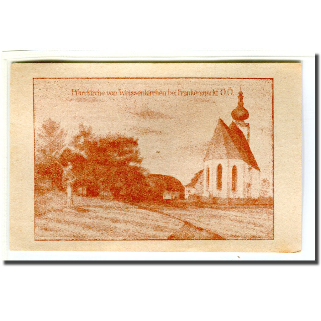 Nota, Áustria, Weissenkirchen bei Frankenmarkt O.Ö. Gemeinde, 10 Heller