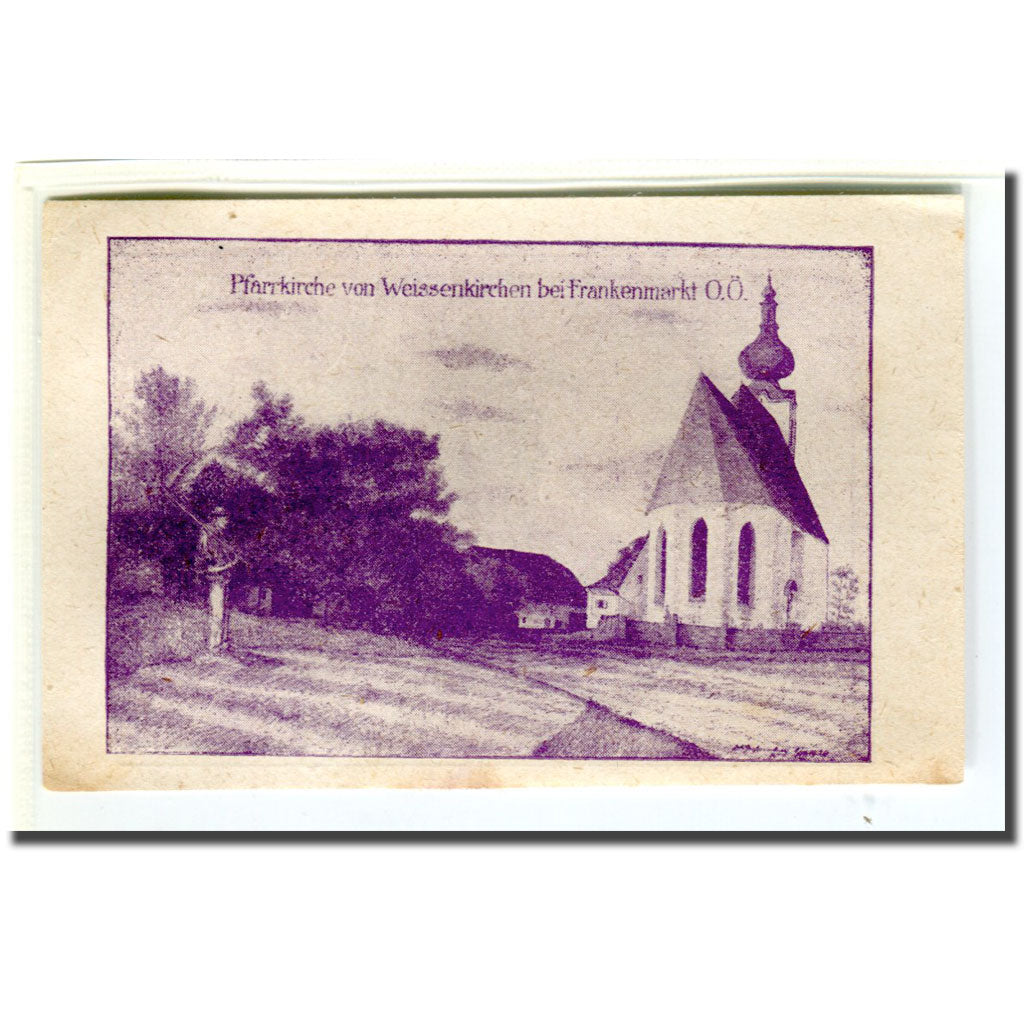 Nota, Áustria, Weissenkirchen bei Frankenmarkt O.Ö. Gemeinde, 10 Heller